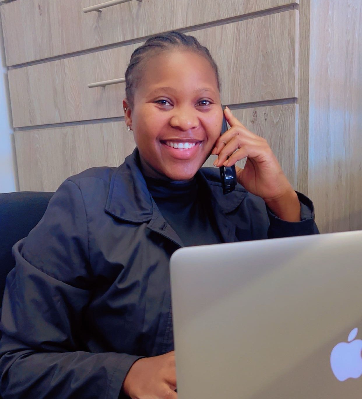 Sharon Mdlalose, dental receptionist
